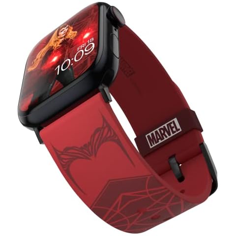 Marvel - Scarlet Witch Smartwatch Band - Officially Licensed, Compatible with Every Size & Series of Apple Watch (Watch not Included) Cover