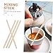 VERDANVERSE 14cm Wooden Stirrers 1000pcs Reusable Coffee Stirrer Sticks Bar Accessories Break Resistant for All Beverages