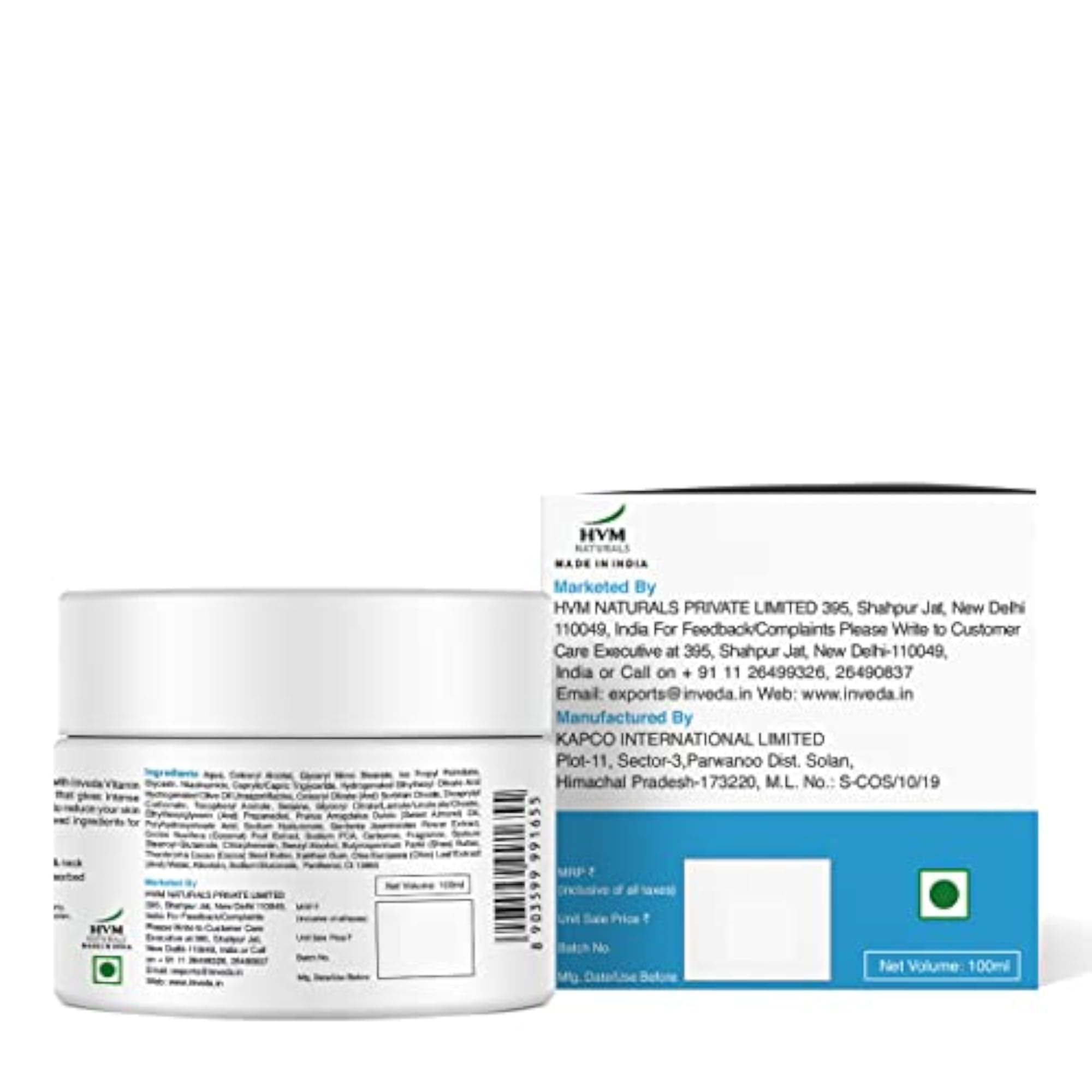 Vitamin E + Niacinamide Moisturizing Cream, 100ml