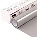 NANAPLUMS Plotter - Pellicola di trasferimento in tessuto, 30,5 cm x 4 m, per Cricut e Silhouette Cameo, da utilizzare tessuti il con ferro stiro magliette, (grigio)
