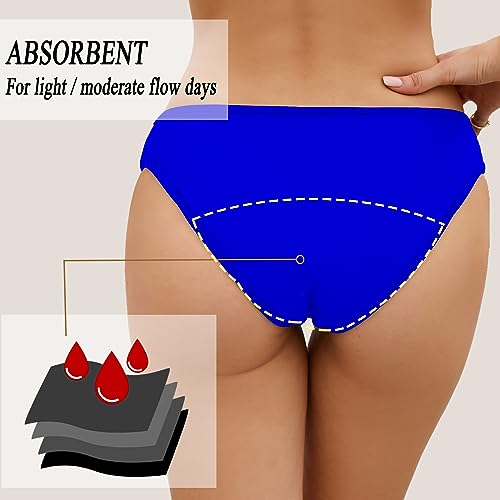 Image of Leoparts Period Swimwear Leakproof Bikini Bottoms Low Rise Swimuit Bottom Briefs for Teen Girls Women