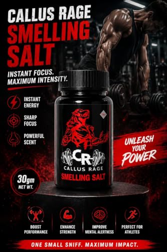 Image of Smelling Salts for Athletes 30g | Ammonia Inhalant for Weightlifting, Powerlifting & Strongman Training | Pre-Workout Focus Aid