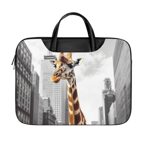 Bolso para laptop mujer y hombre 15.6" impermeable cuero ligero miniatura 1