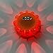 Mana Cabana LED Road Flares Emergency Light Roadside Safety Disc Flare for Car Breakdown Kit with Magnetic Waterproof Flashing Disk - AAA Batteries Fitted - 3 Pack