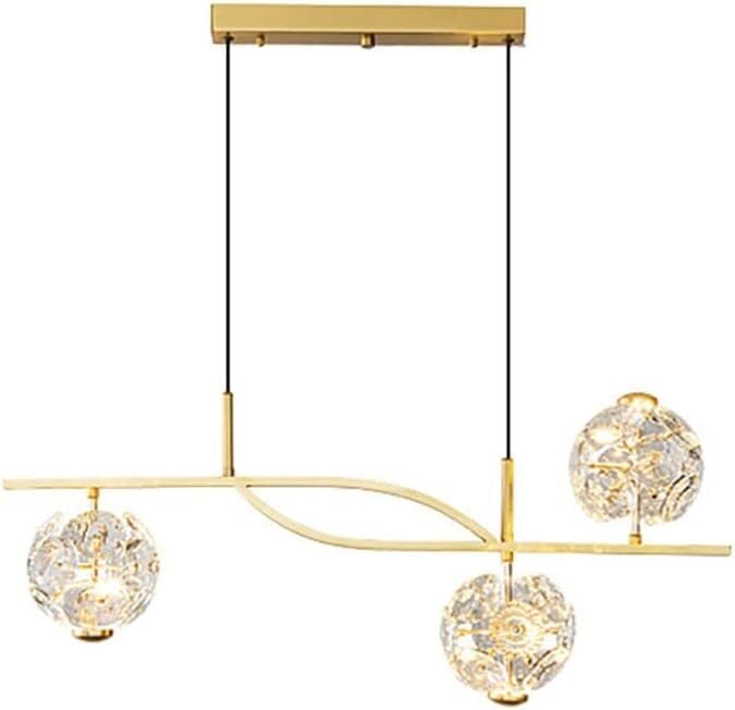 Lustre de table à manger moderne en cristal pour sublimer les moments partagés