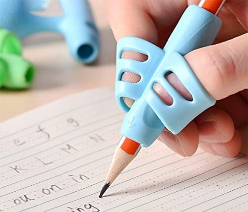 5 Pack Pencil Grips for Children, Writing Aid Grip Pencil Grip Trainer Writing Posture Correction Tool Handwriting Grip, for Children Preschoolers