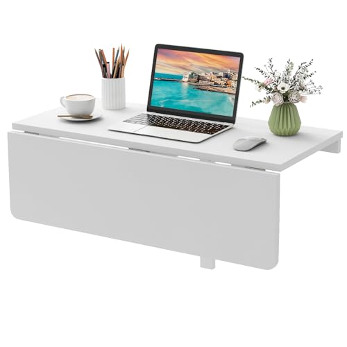 FANTASK Wandklapptisch, schwebender Schreibtisch, klappbarer...