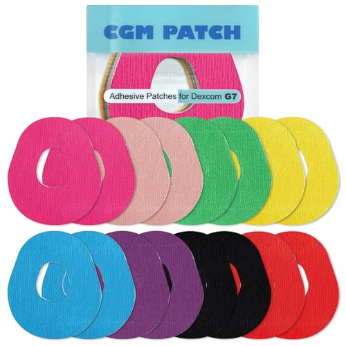 G7 Adhesive Patches Waterproof 45pack Full Cover Dexcom Overpatch Clear G7 Overlay Patch Easy Use, Strong Adhesion Long Lasting 10+ Days Breathable Skin Friendly & Latex-Free