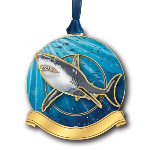 Requin multicolore 6,5 cm Beacon Design décoration suspendue - 2