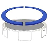 SONGMICS Replacement Trampoline Safety Pad Mat, 14 ft (168 Inches) Removable Spring Cover, UV-Resistant, Tear-Resistant, Edge Protection, Standard Size, Cobalt Blue USTP142Q01