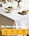 Niuara White Rectangle Table Cloth - 6 Pack, 60