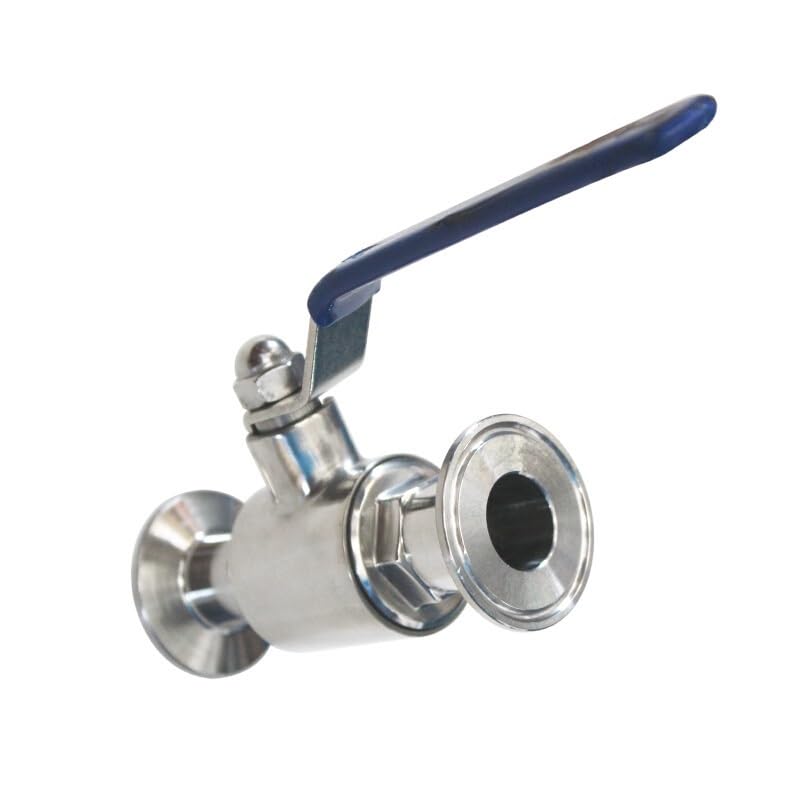 12,7 mm 19 mm 25 mm 32 mm 38 mm 48 mm sanitarny zawór kulowy Stal nierdzewna 304 Szybko instalowany zawór kulowy Zawór kulowy z zaciskiem klasy spożywczej(19mm)