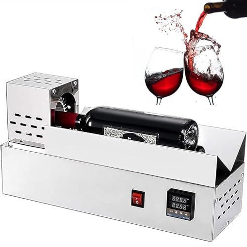 600W Wine Bottle Sealer, narzędzie LCD do termokurzywyjnej do zakrętek poniżej 80mm, maszyna do szwów ze stali nierdzewnej z precyzyjną kontrolą temp do domowego zaparzania i użytku dla małych firm