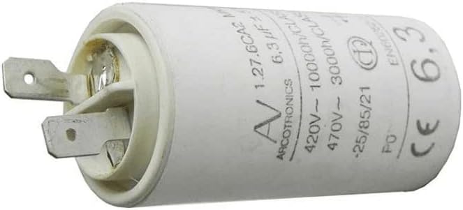 Sauter Capacitator 6.3 µf 470v 1.27.6CA2 MKP - 72 x 8290