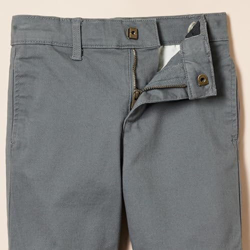Image of Amazon Essentials Boys and Toddlers' School Uniform Woven Flat-Front Shorts with Elastic Waist