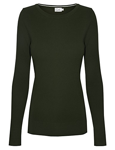 Image of Cielo Women's Solid Soft Stretch Pullover Knit Sweater