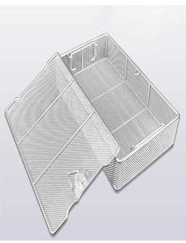 Panier de stérilisation hôpital en acier inox à maille de 3 mm