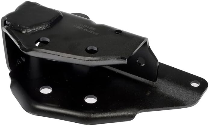 KarParts360 For Ford F-450 Super Duty/F-550 Super Duty 2008-2016 Radius Arm Bracket | Black Coated Housing | Steel Material | Bent Shape | 4 Mounting Hole | Replacement For 7C3Z3B095BL, BC3Z3B095B