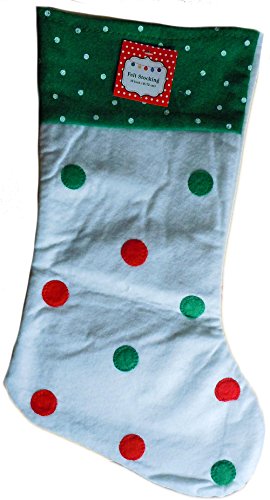 18" Felt Christmas Stockings W/Novelty Designs & Hanging Tag (Set Of 6) #TOP3