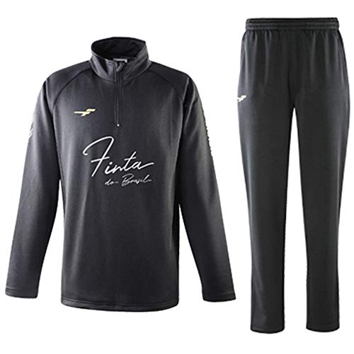 FINTA ジャージスーツ パンツ 上下セット ブラック L