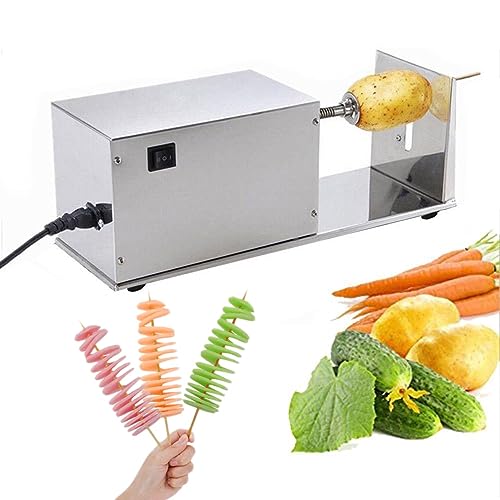 Cortadora eléctrica en espiral para papas en acero inoxidable