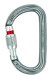 Erleichtert das Handling: Die kantenfreie Oberfläche an der Innenseite erleichtert das Drehen des Karabiners. Das Keylock-System verhindert, dass sich der Karabiner verhakt.
