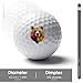 Abstract Bear Custom Golf Ball Soft Practice Golf Balls Performance Distance and Speed for Indoor Outdoor