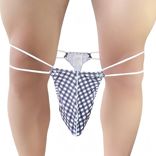 Mens Thong Sexy Underwear men breathable cool Low-rise G-string T-back3