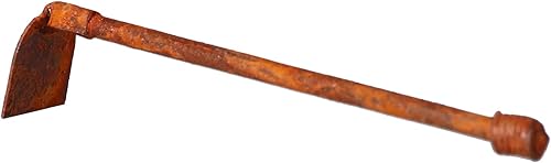 Miniatura 9 de Dilwe Herramientas de agricultura de casa de muñecas, azada y horquilla para casa de muñecas a escala 1:12, para paisaje de jardín, accesorios para