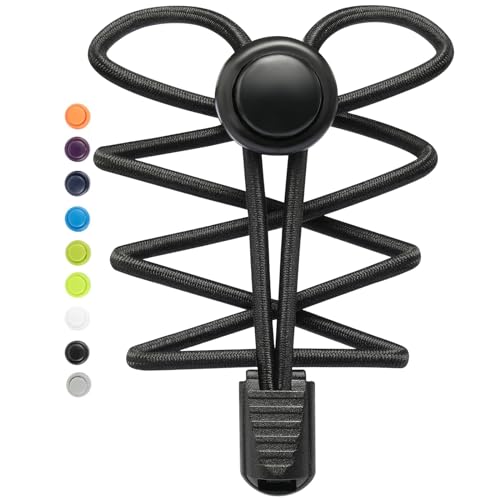 Stepace Elastische Schnürsenkel mit Schnellverschluss, 2 Paar...