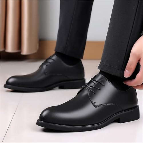 Leather Lace Up Oxford Shoes for Men Stylish Comfortable Design for Business and Formal Occasions4