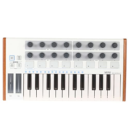 不明 25 ノート キーボード ドラム パッド MINI 25 キー 超ポータブル USB MIDI キーボード コントローラー 電子キーボード の商品画像 6