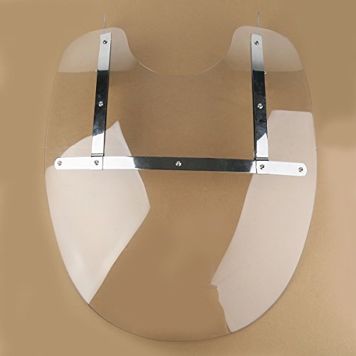 Xfmt Clear Detachable Quick Release Windshield Windscreen W/Chrome Bracket Fit For Harley Davidson Road King Flhr 1994-2022 #TOP1
