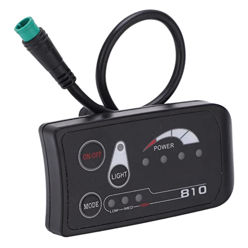 Bike Computer Bicycle Computer LED Display Control Panel, S810 Electric Bike LED Display Panel Ebike Display Scoooter Motor Display for JN Controller for Pasion Electric Bike Motor