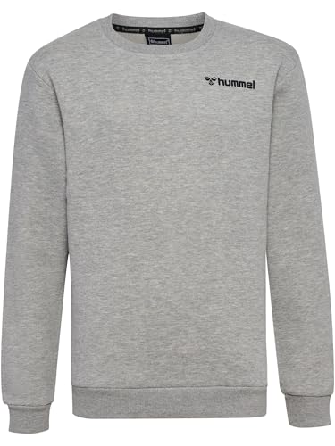 Hummel Mover Cotton Sweatshirt Kids - Kinder Pullover ohne Kapuze,Warme...