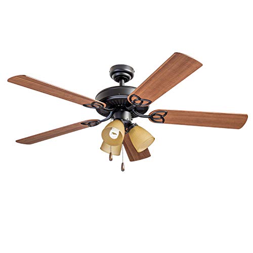 Prominence Home 80134-01 Doyle Ceiling Fan, 52, Oil Rubbed Bronze