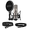 Rode NT1 5th Generation Studio Microphone with Straight Microphone Stand #1