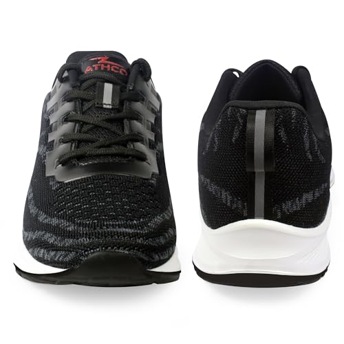 Image of ATHCO Mens Ontario Memory Foam Comfort Shoes|Running|Walking|Training|Gym|Jogging|Sneaker|Athletic|Laceup|Flexible|Lightweight|Dailyuse|Sports|Casual|ExtraSoft|Fitness