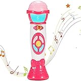 ▲ Música y luz: incorporadas en 8 canciones preprogramadas, los niños pueden bailar con diferentes ritmos. Las luces coloridas pueden atraer la atención del bebé y los cambios de luces agregan diversión al juego.