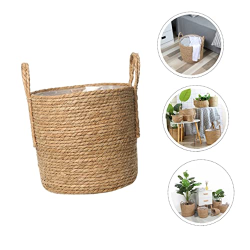 DOITOOL Straw Flower Pot 16Cm Woven Rattan Plant Pot Indoor Wicker Planter Handcrafted Seagrass Basket for Home Decor and Plant Storage - Image 2