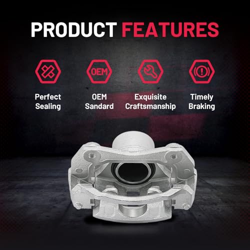 Image of BDFHYK 19-B6268 19-B6269 Front Disc Brake Caliper Assembly Compatible with Hyundai Elantra 2009-2012, Compatible with Kia Forte Forte Koup 2010-2013 Forte5 2012-2013, 2.0L L4, GAS 2pcs