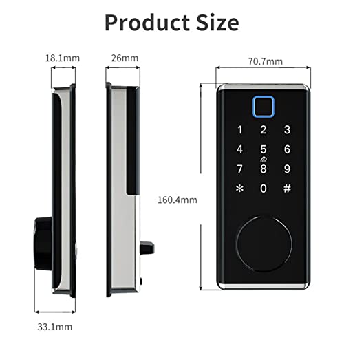 Smart electronic code lock F20 pour éliminer définitivement les clés