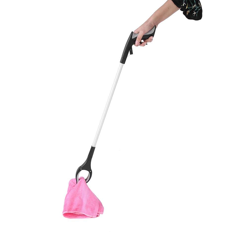 Reacher Grabber Tool, Grabber Reacher Head con Pinza giratoria 90 Grados Práctica Garra de Basura Extensión del Brazo de Agarre Ligero Extra Largo 32.5 Pulgadas para Personas Mayores
