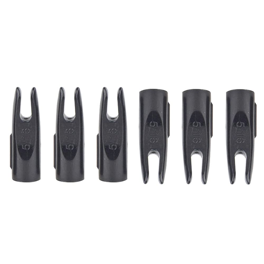50Pcs Tir à l'arc Flèche Encoches Plastique 5/16" Chasse Plastinock Flèche Encoches Shaft Accessoires d'extrémité
