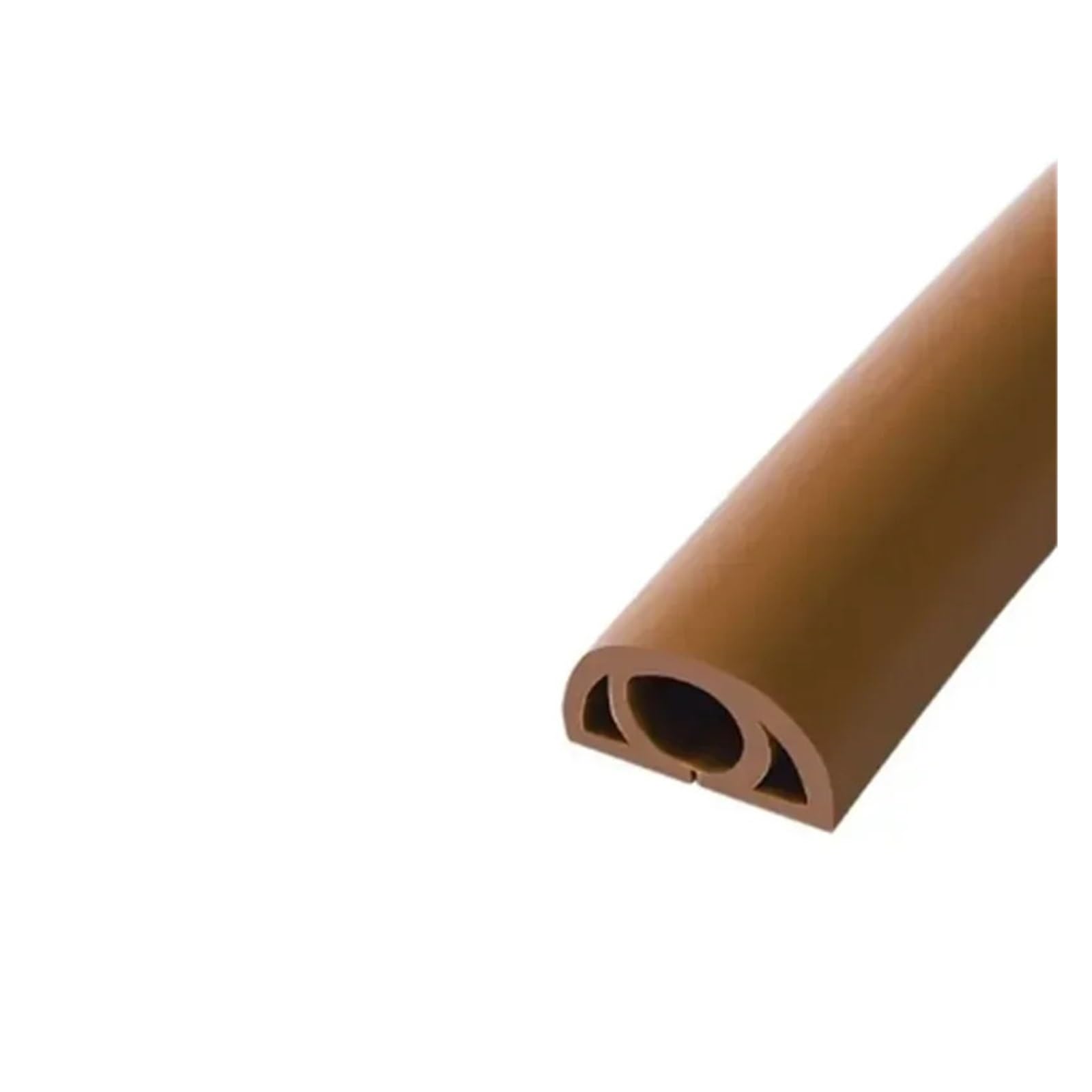 Canaleta Pasacables para Suelo Cubierta de Cable Suelo, Protector Autoadhesivo, extensión conducto cableado, Ranura for Cable, Corrector, Organizador Oculto(D50 Brown)