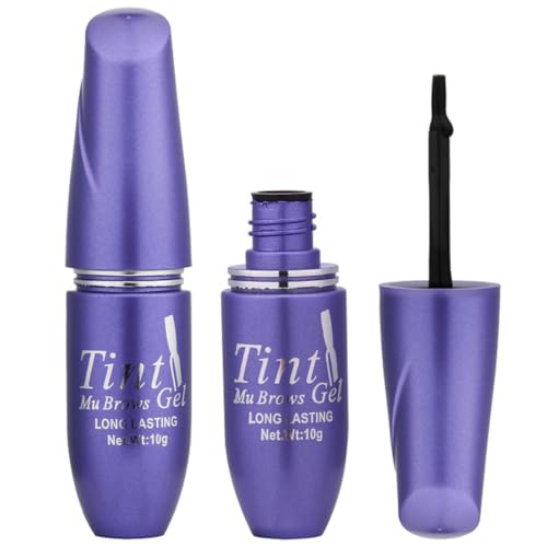 Paquete de 2 geles para tatuajes para cejas, aspecto natural, tatuajes para cejas, despegables, impermeables y a prueba de manchas, dura hasta 3 días, fórmula fácil de despegar, marrón claro, Décorat