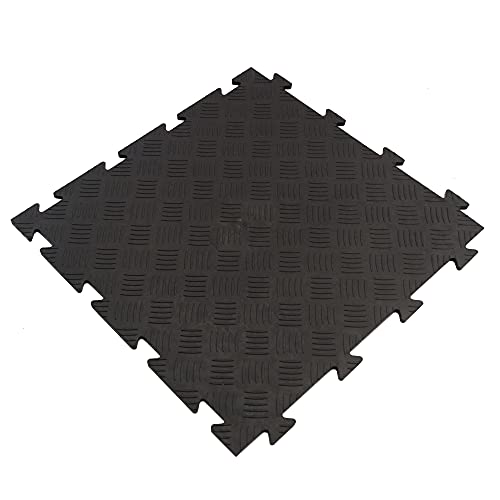 Art Plast Dalle clipsable en PVC Motif métal strié Cover