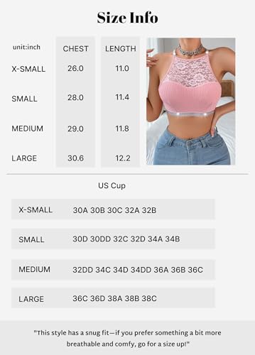 Top feminino sexy floral cropped sutiã de renda com alça de glitter Y2K Cami brilhante lingerie suti