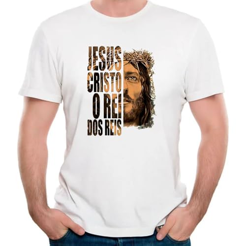 Camiseta Jesus Cristo Rei Dos Reis Camisa Religião Fé Igreja