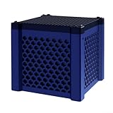 Cubo de filtro de agua con carbón activo para caballos purificador de 115 mm para canal y agua de acuario